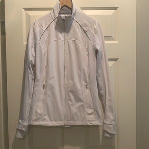 Lululemon White Zip Up Jacket Size 8